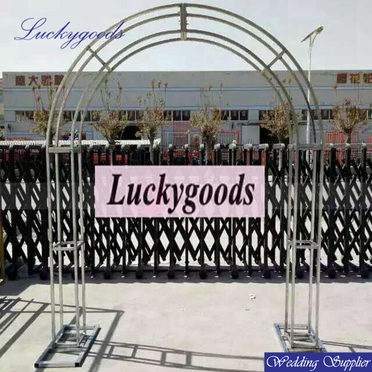 China supplier large metal flower arch in U shape