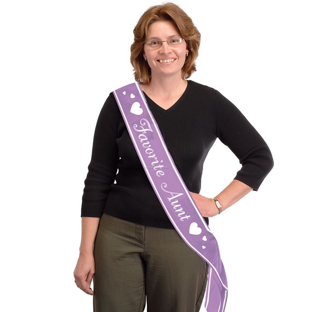 satin ceremonial sash for event, party