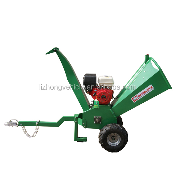 New design 4inch 15hp portable wood chipper diesel,powerful wood shredder,professional wood chipper
