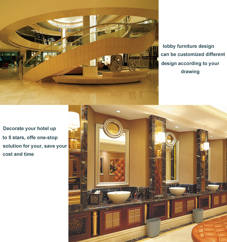 New Project Solid Wooden Bedroom Furniture for 5 Stars Hotel