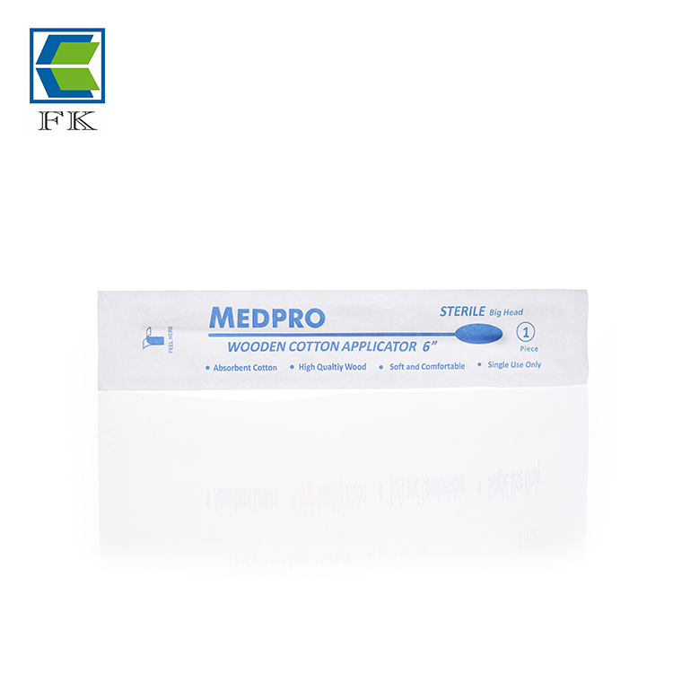 Easy use CE approved ear cotton bud,medical cotton swab stick