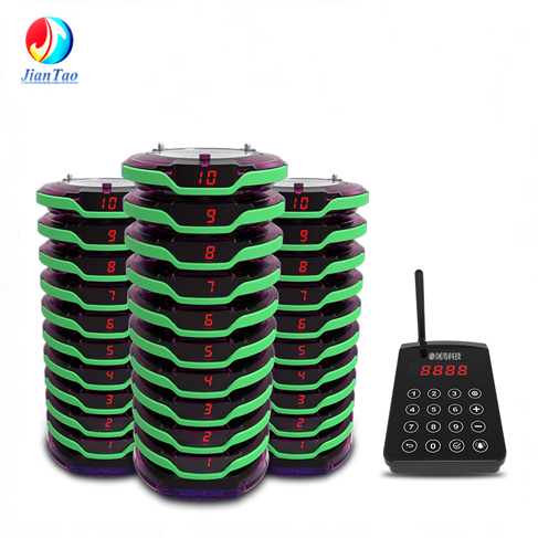 New Arrival High Performance Wireless Pager System For Restaurant Coaster Pager