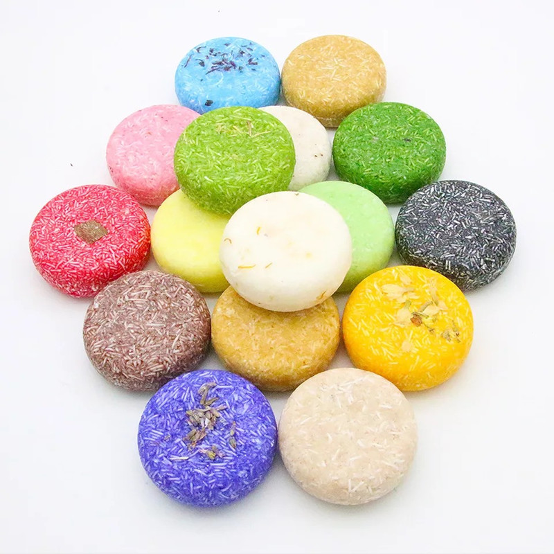 Cutelove Handmade Natural Shampoo Bar Soap For Hair infused Essential Oil 1.94oz 16 Colors