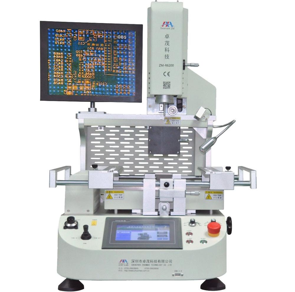 Лазерная bga машина Zhuomao ZM R6200 чип в корпусе с шариковыми выводами распайки и пайки
