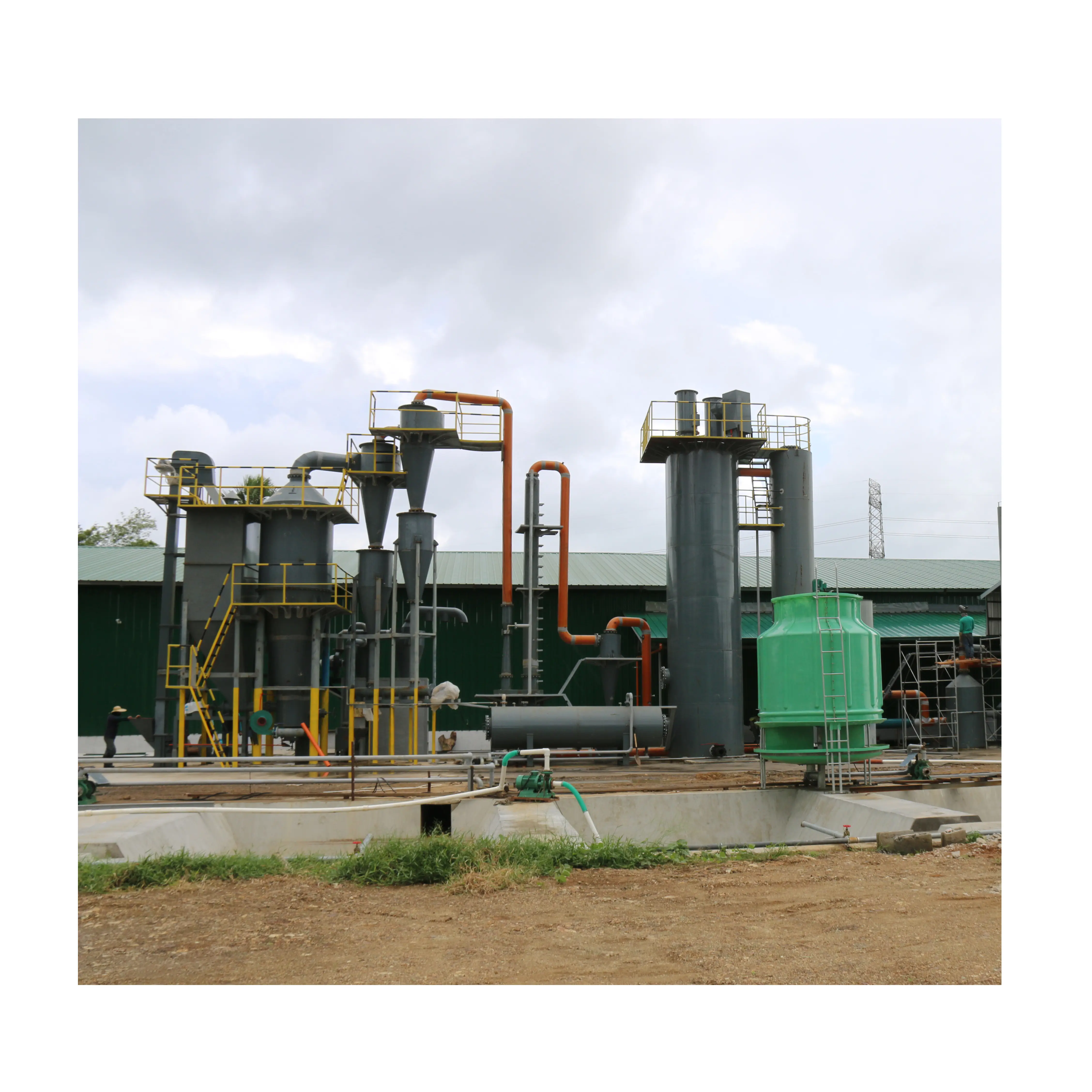 15 мВт установка для газификации биомассы с использованием остатков сельскохозяйственных культур в качестве топлива