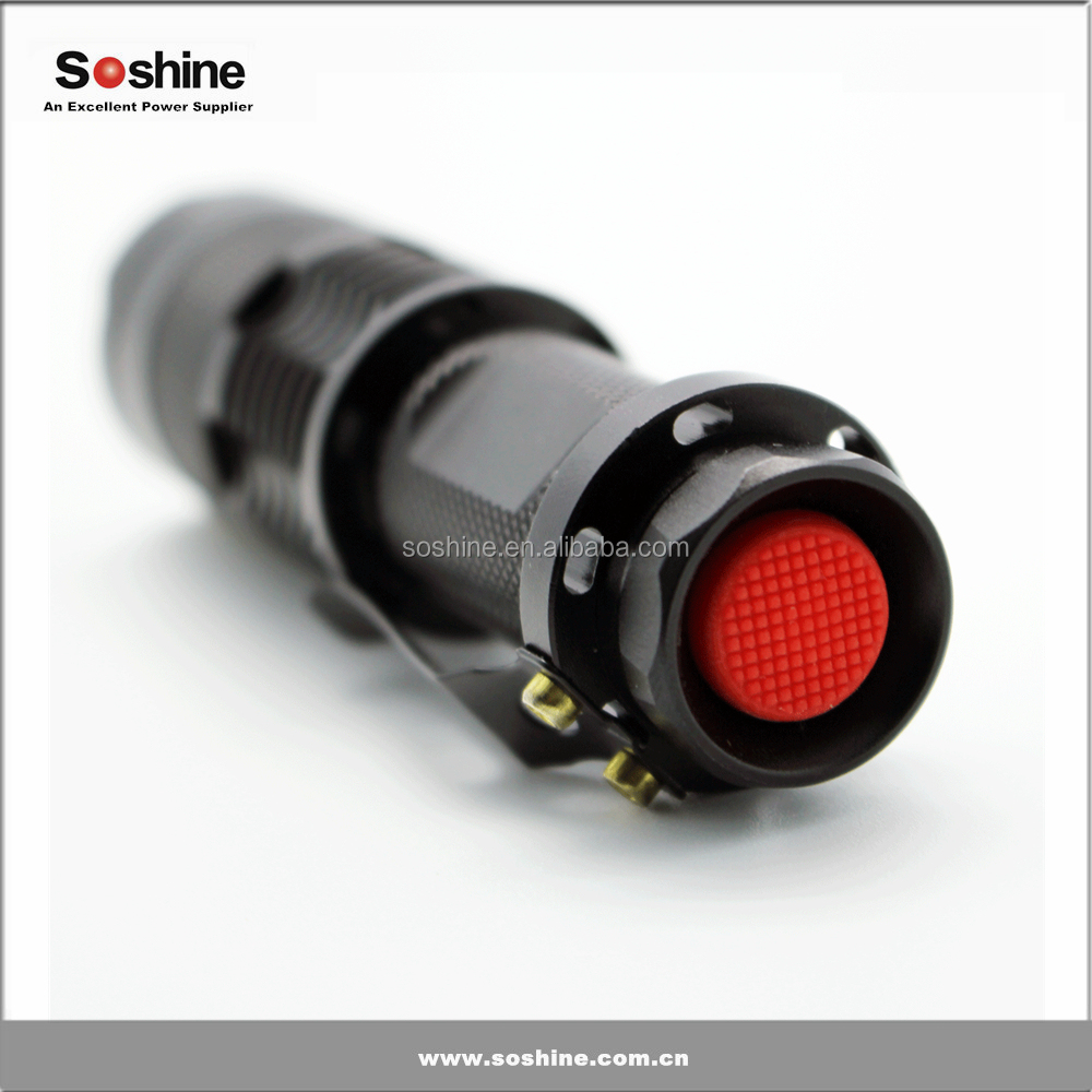 Soshine TC3 300lm мини светодио дный светодиодный фонарик факел регулируемый фокус Увеличить свет лампы