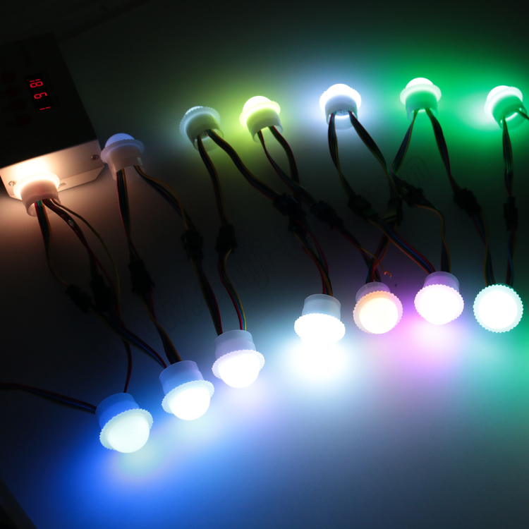 Волшебный цвет чеканка мечта СИД dmx rgb Dc12V 3 smd 5050 светодиодный пиксель точечными светильниками