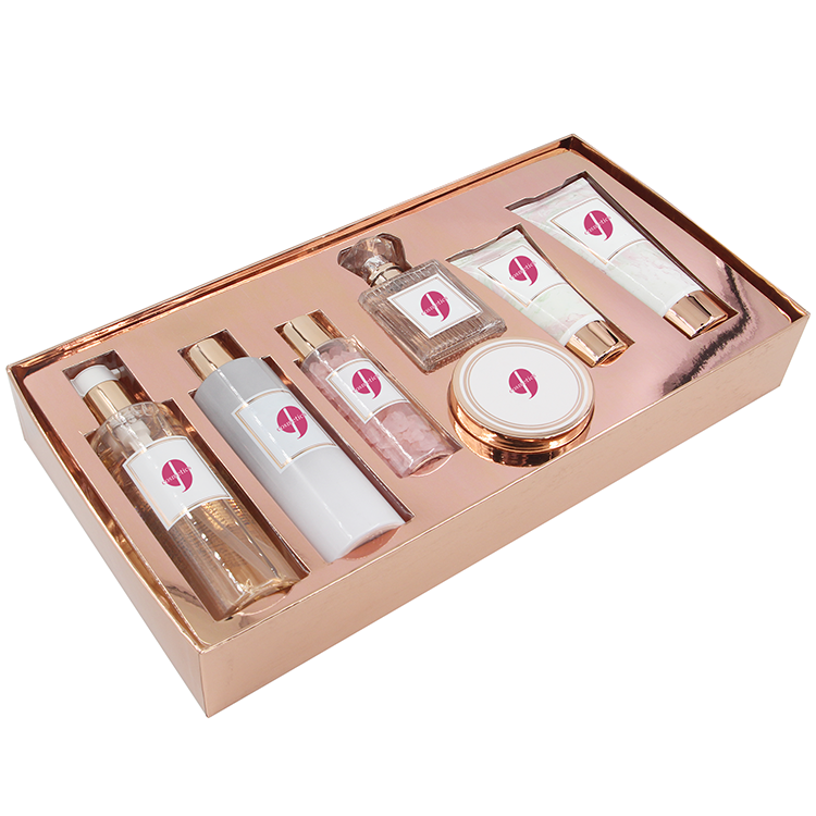 ODM-OEM ladies fragrance cosmetic bath gift set