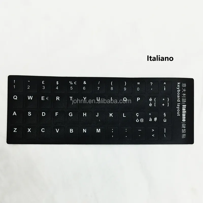 Italy Ltaliano language keyboard layout sticker for computer desktop laptop keyboard Multilingual