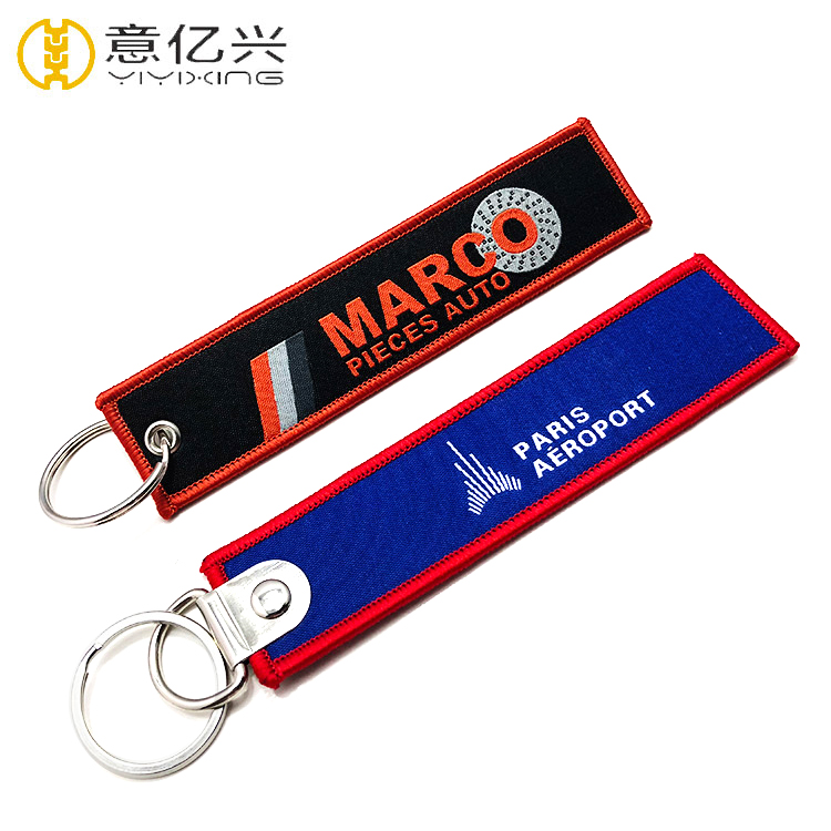 silver metal rivet embroidery green keychain short lanyard for kids gift