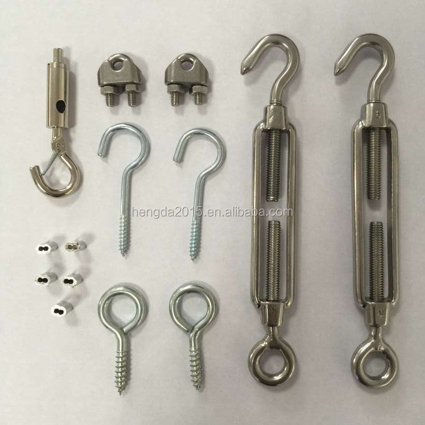 Такелаж фурнитура оцинкованная углеродистая сталь Turnbuckle с кабелем