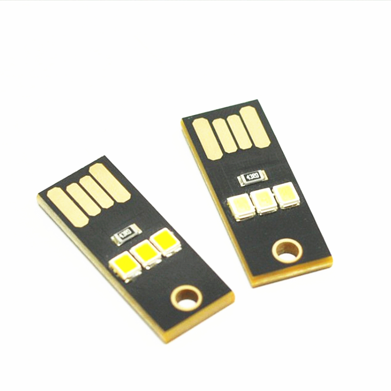 Ультратонкая Портативная usb-лампа, ультратонкий светильник для кемпинга с 3 светодиодами, мини-ночник для компьютера