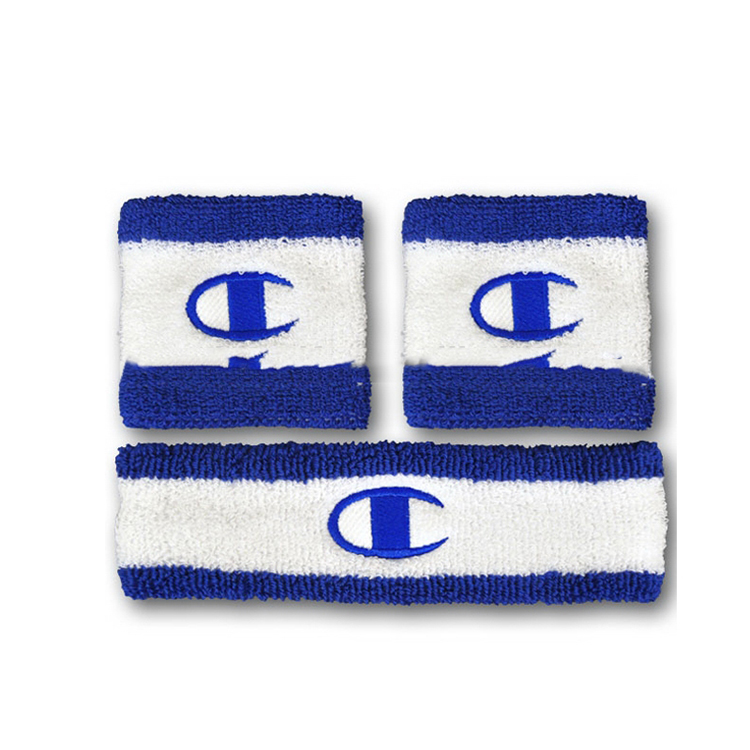 Оптовая продажа с фабрики оптом логотип модные хлопковые спортивные Sweatbands