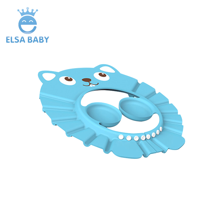 High quality comfortable customized shampoo waterproof adjustable baby shower cap China