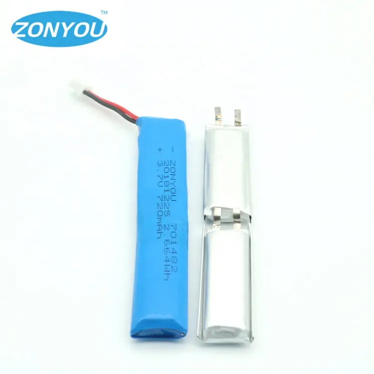 Deep Cycle Rechargeable 701482 720mAh 3.7V Lipo Battery Pack for VR Glasses
