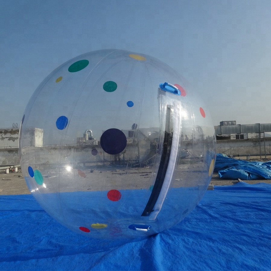 Красочные точки aqua zorbing летние надувные водяные пузырьки из термополиуретана для взрослых