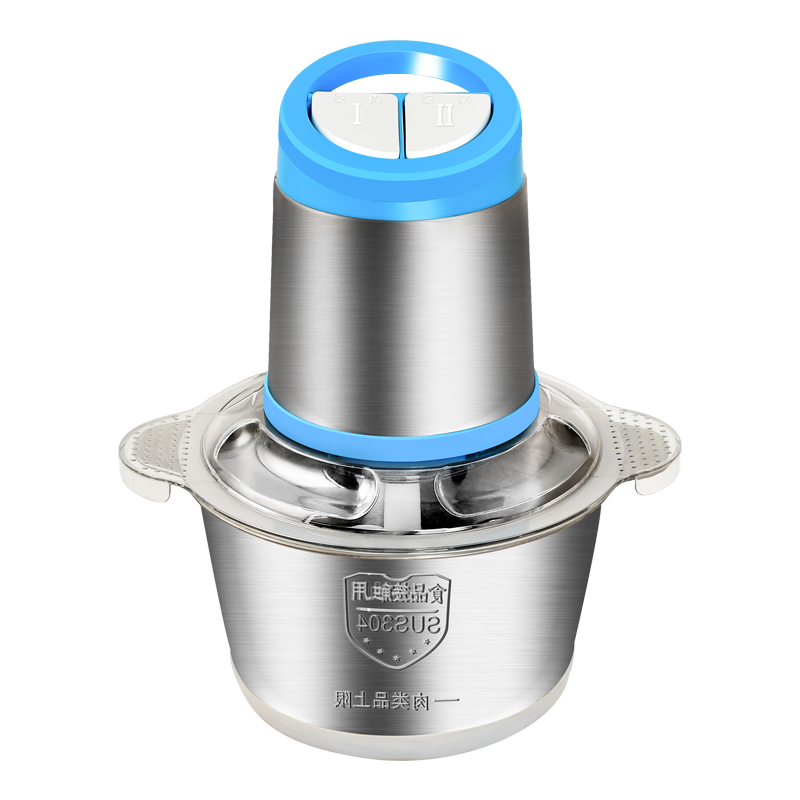 Stainless Steel Meat Mincer For Household Kitchen Vegetable And Garlic Cutting Machine 3L
