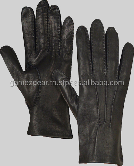 Men's Wool Lined Leather Gloves