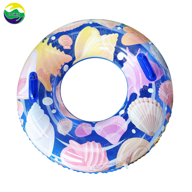 LC Ocean Seashell прозрачные плавательные кольца, надувные плавательные трубки