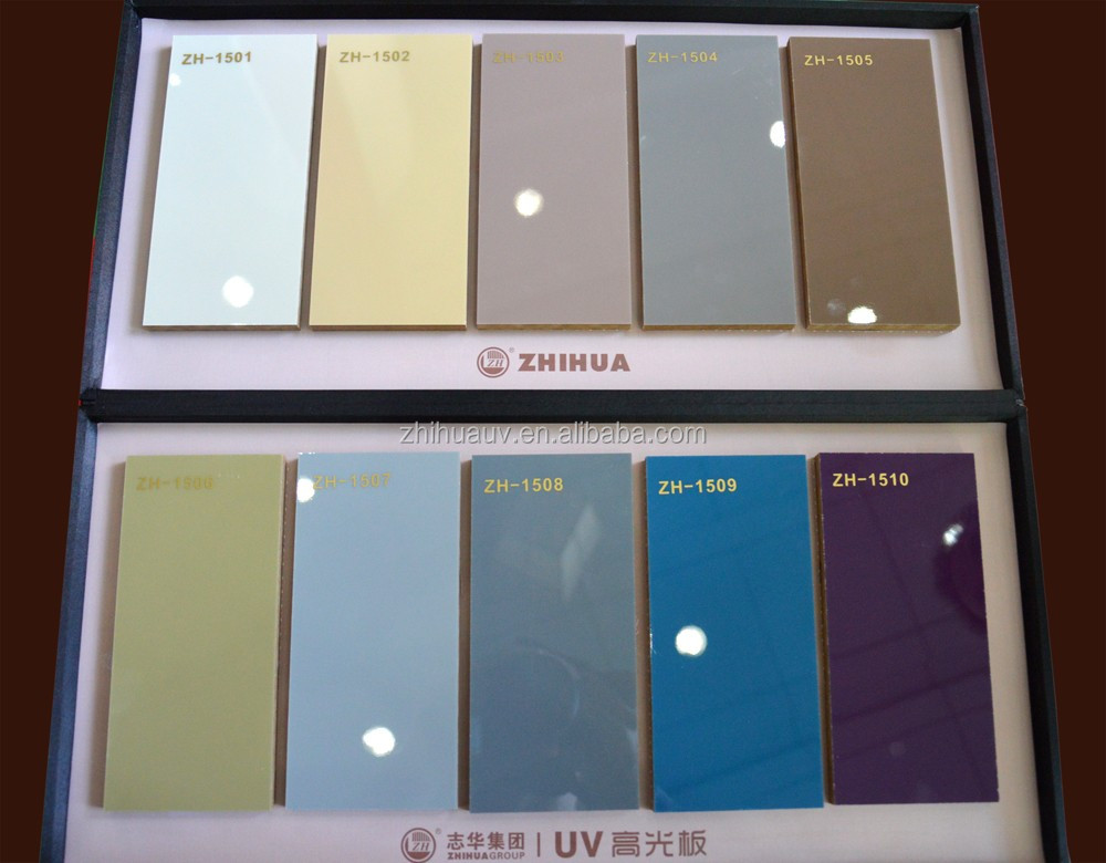 ZHUV древесины high gloss УФ Панели МДФ