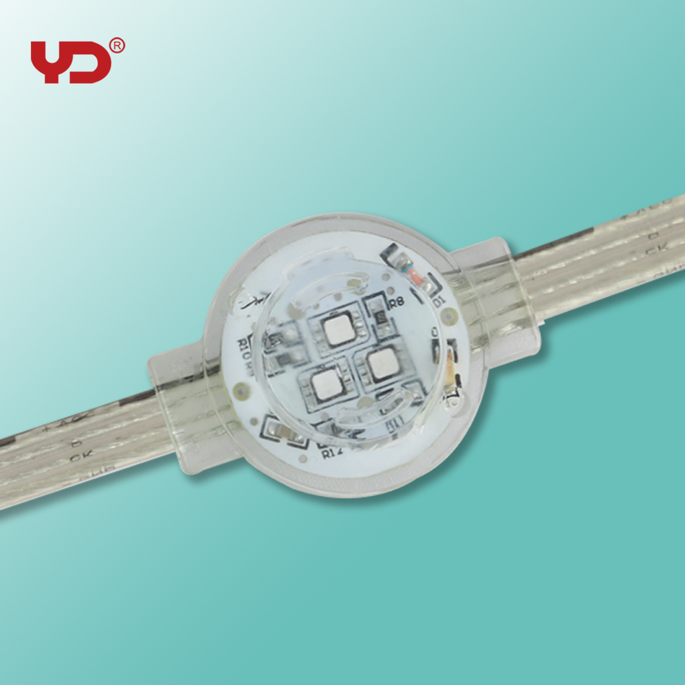 IP68 программируемый адресуемый круглый RGB led pixel 12 мм