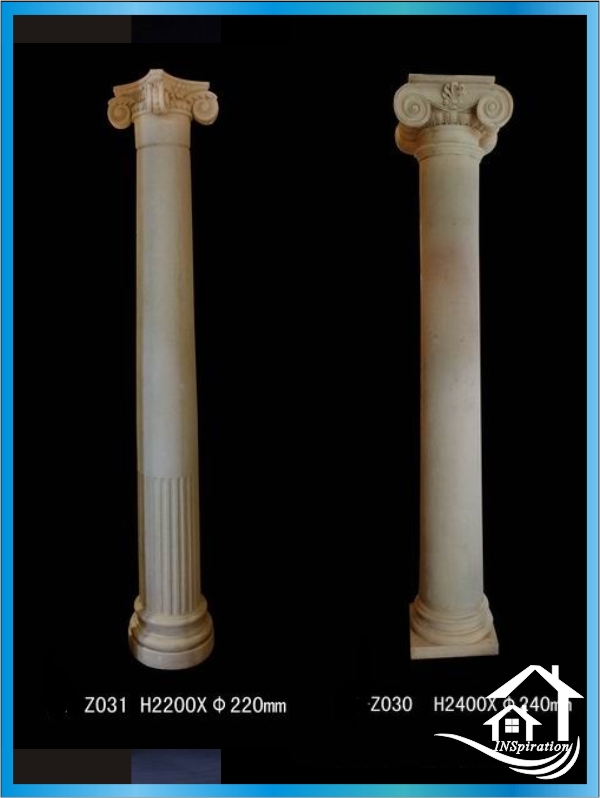 Искусственный песчаник, декоративный архитектурный дизайн pilaster