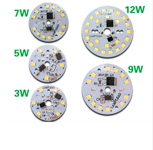 3w 5w 7w 9w 12w 15w с PCB 40-45lm smd 5730 led чип led pcb