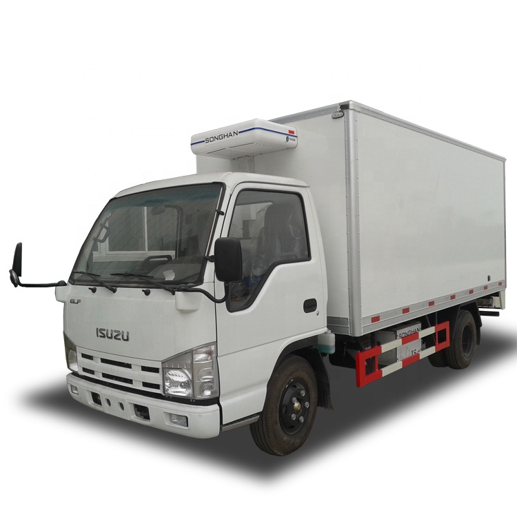 Грузовик-фургон ISUZU для мяса и рыбы, грузовик-холодильник с x мм