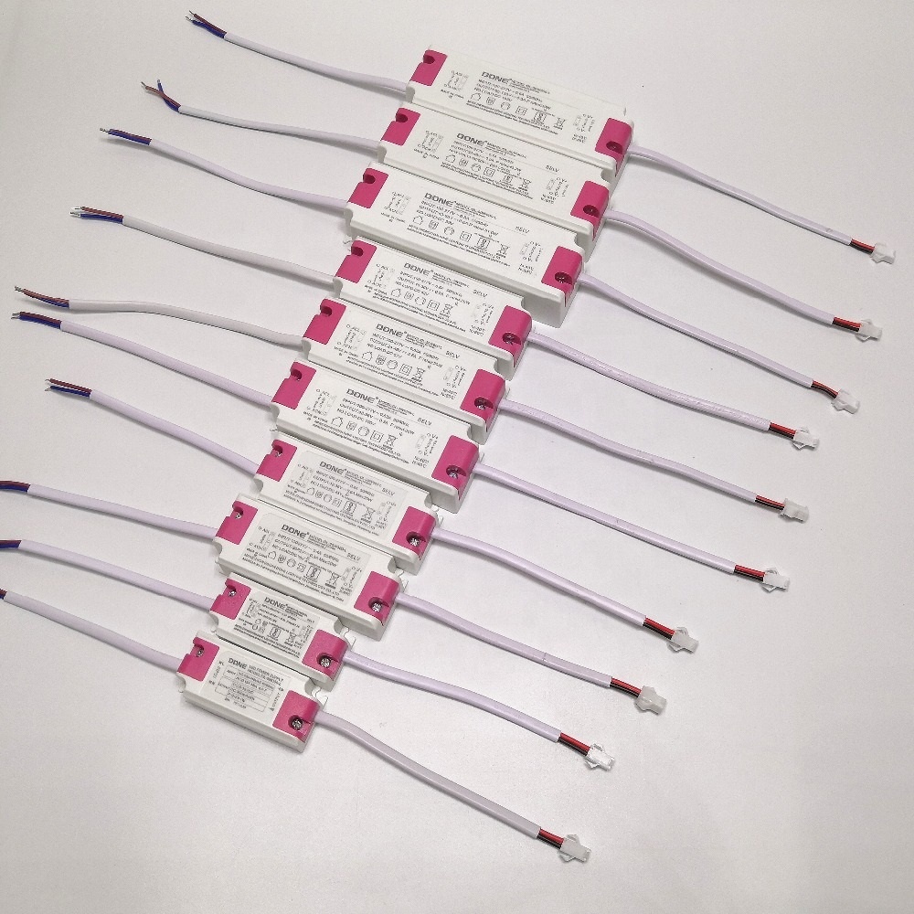 high quality DONE led driver lighting transformer 3W 5W 7W 12W 18W 24W 30W 36W 42W 48W Output 300mA 600mA 900mA
