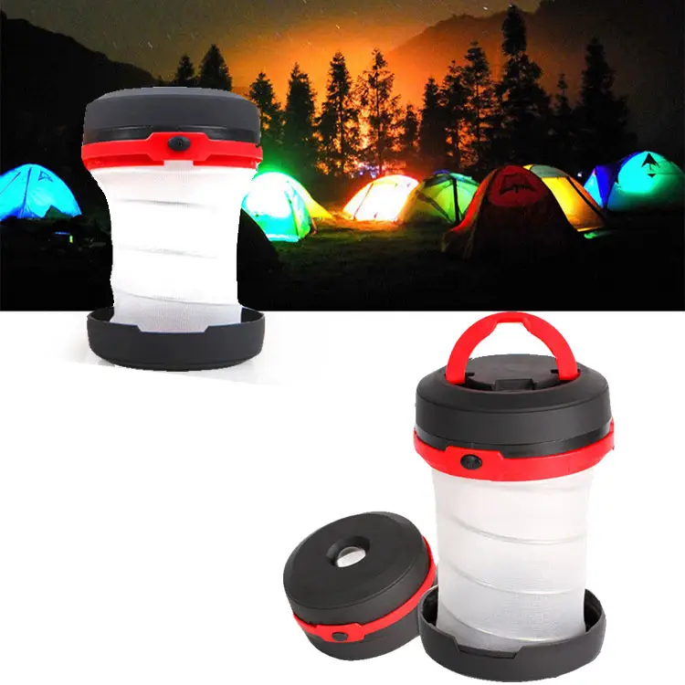 Portable Night Lamp Collapsable LED Flashlight Outdoor Camping Lantern