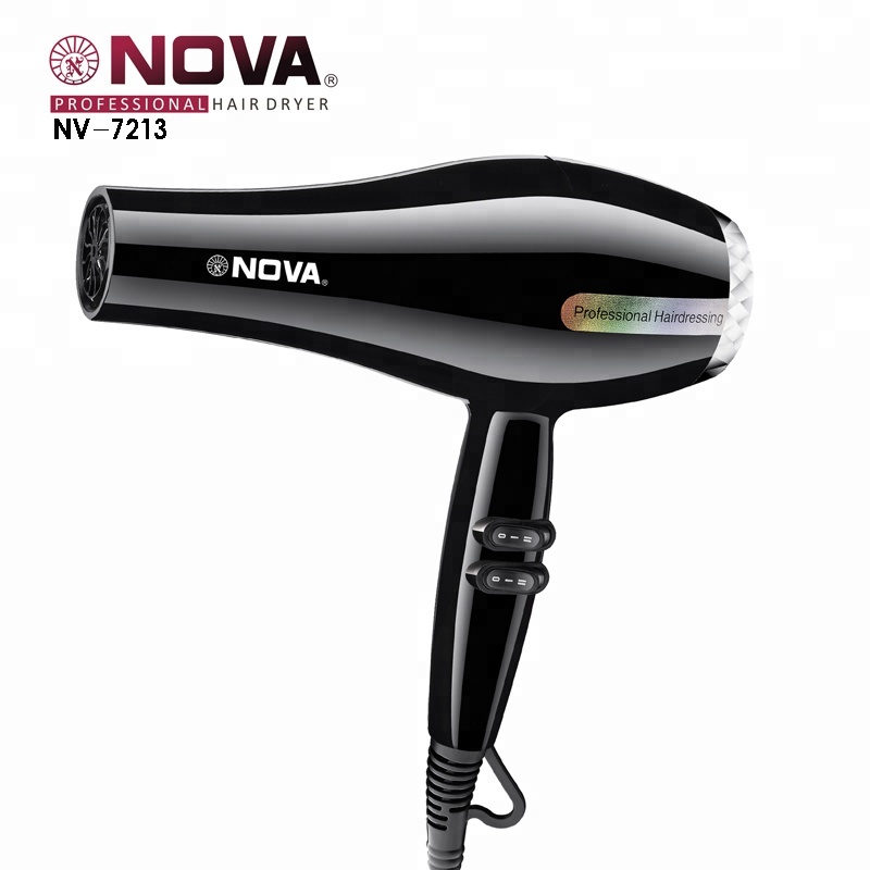 Черный электродвигатель для салона фен NOVA 7213