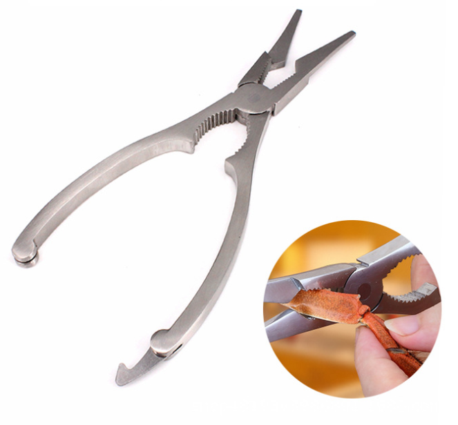 High quality Stainless Steel Crab Clamp cutter broken scissors Seafood Tool