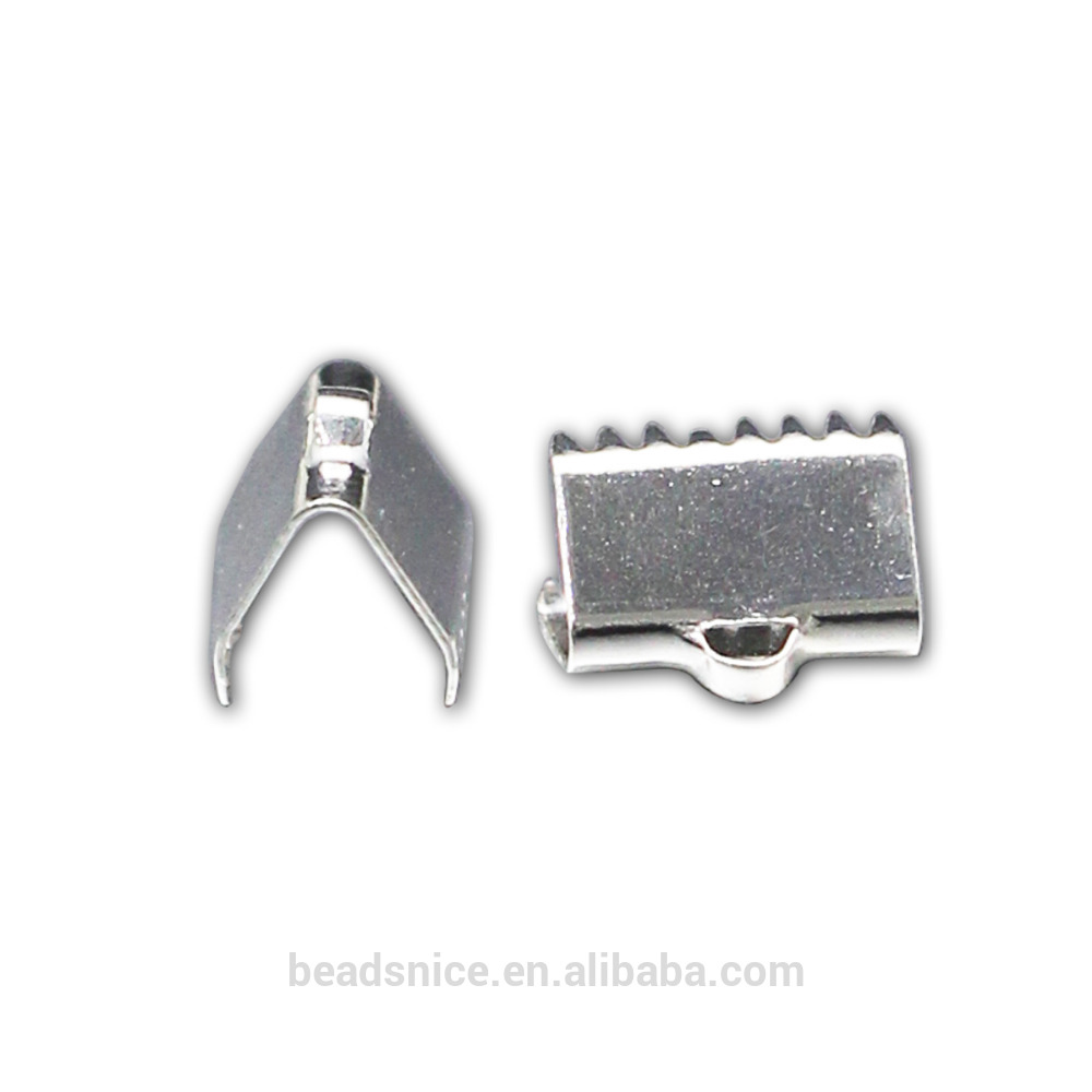 Beadsnice Стерлинговое Серебро 925 пробы, ОБЖИМНАЯ застежка для соединительной фурнитуры ID36314