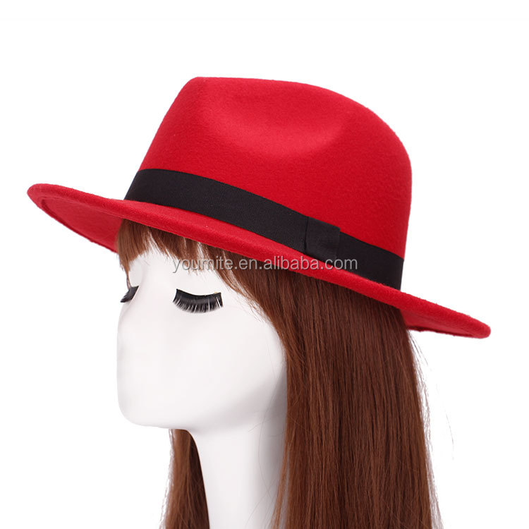 top sale new design cheap flat top fedora party hats