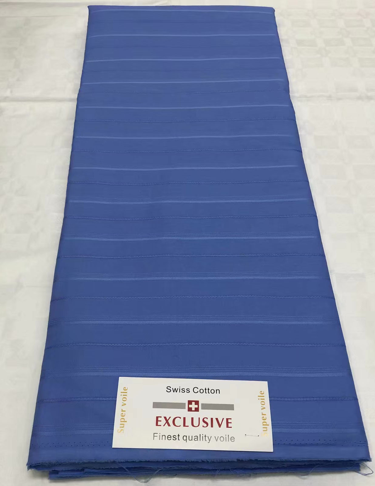 African Sky blue Atiku Design Nigerian Style 100% Cotton Atiku Fabric in 5 Yards