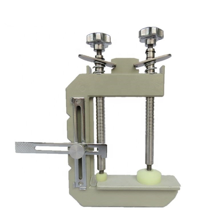 Stone miter corner clamp for granite and marble seam joint
