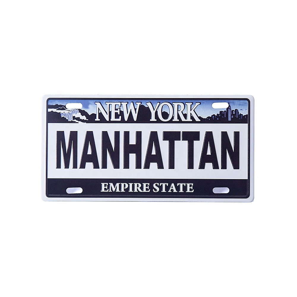 New York Manhattan Fridge Magnet metal custom aluminum printing soft 3d Magnets