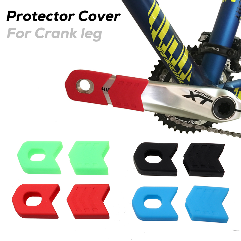 Newest Environmental Silicone MTB Road Bike Crank Arm Protective Sleeves Other Bicycle Accessories Bike Crank Protectors