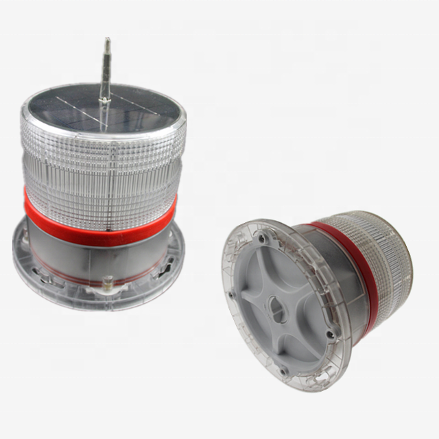 Solar Powered obstruction lighting for tower crane/ aviation tower light
