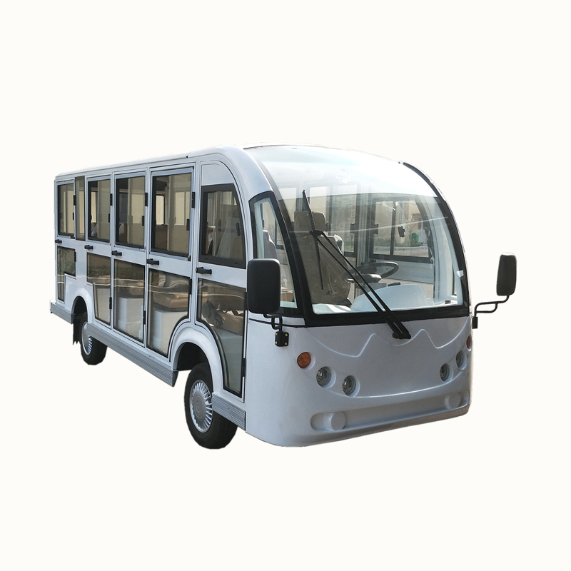 CE certification14 passager Электрический курорт автомобиля/экскурсионный автобус/туристский электрический автомобиль с дверью б/у живописный arear