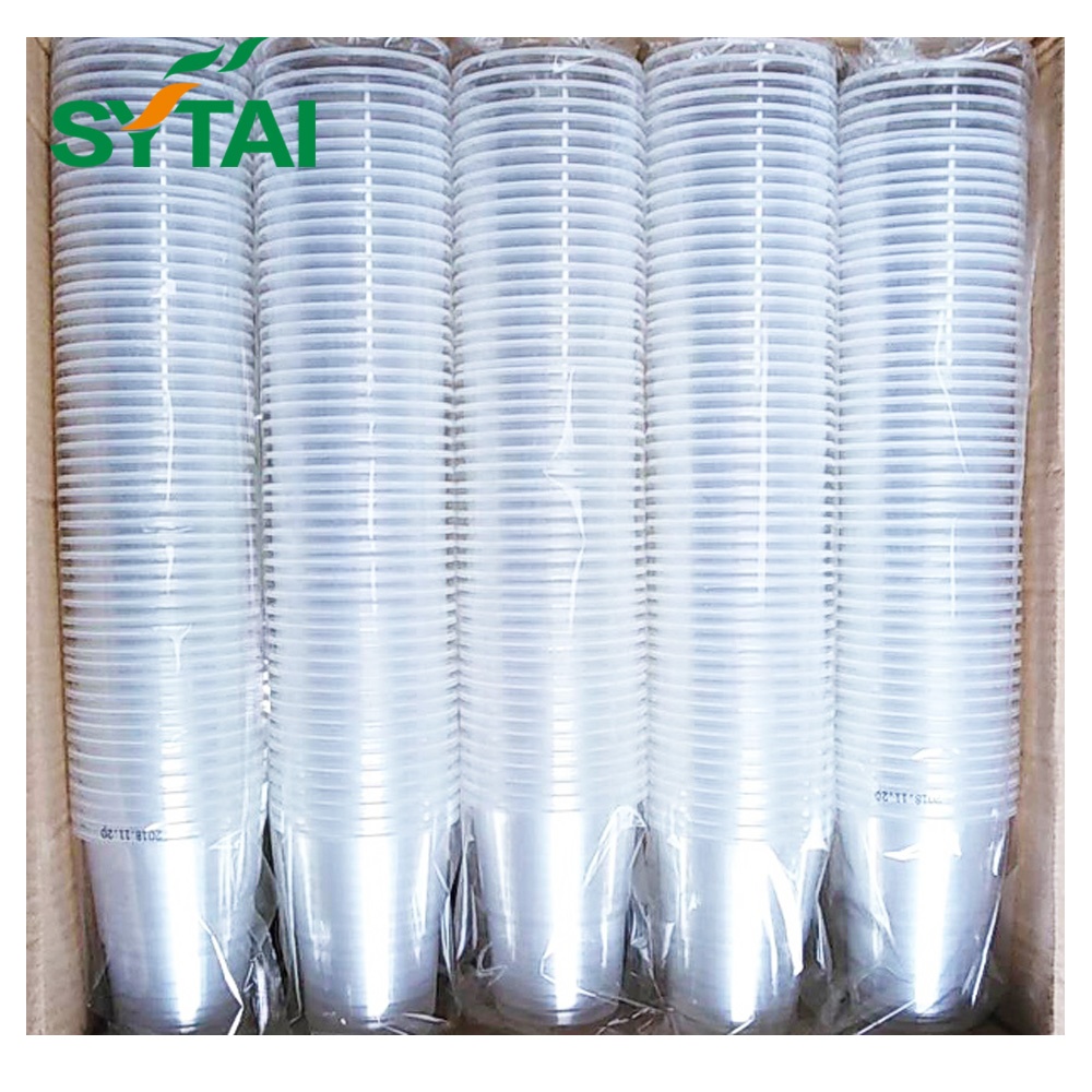 Disposable PET plastic cups with all size