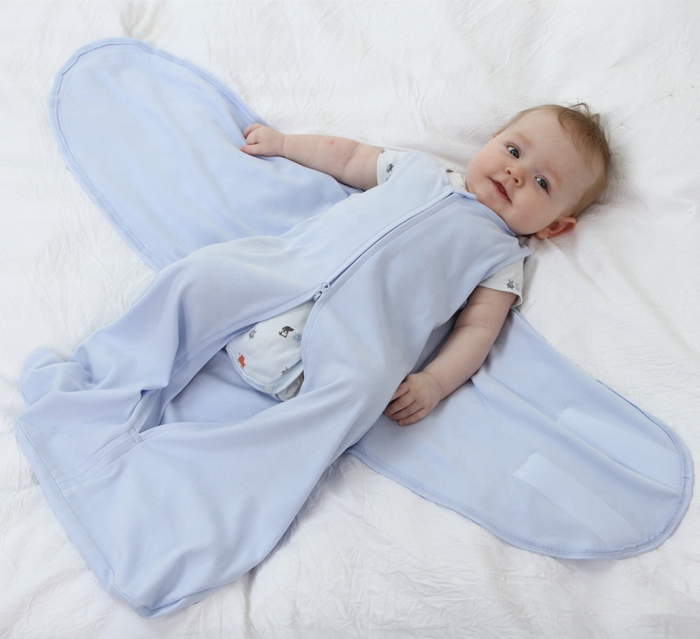 Хлопковый спальный мешок Miracle Baby 100%, спальный мешок, регулируемое Пеленальное Одеяло, спальный мешок для новорожденных