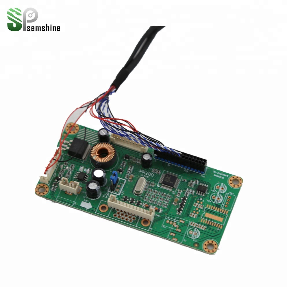 Высокое качество духовка таймер печатных плат PCB и PCBA FR4 SPCB-2549 semshine 0,15 мм 0,25 мм CN;GUA 1,0 мм зеленый 35um (HASL)
