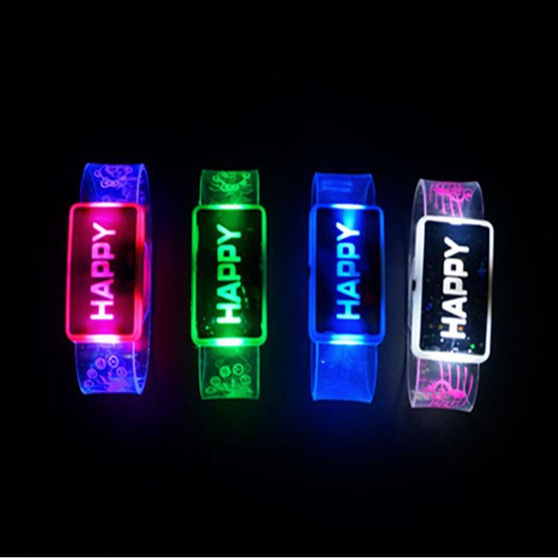Фестиваль игрушечные лошадки подарки браслет мигающий светодиод Rave часы для детей Рождество