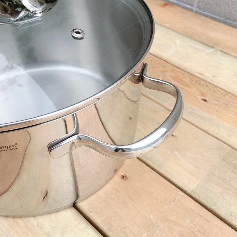 OEM customized mirror polish stainless steel pot side handle