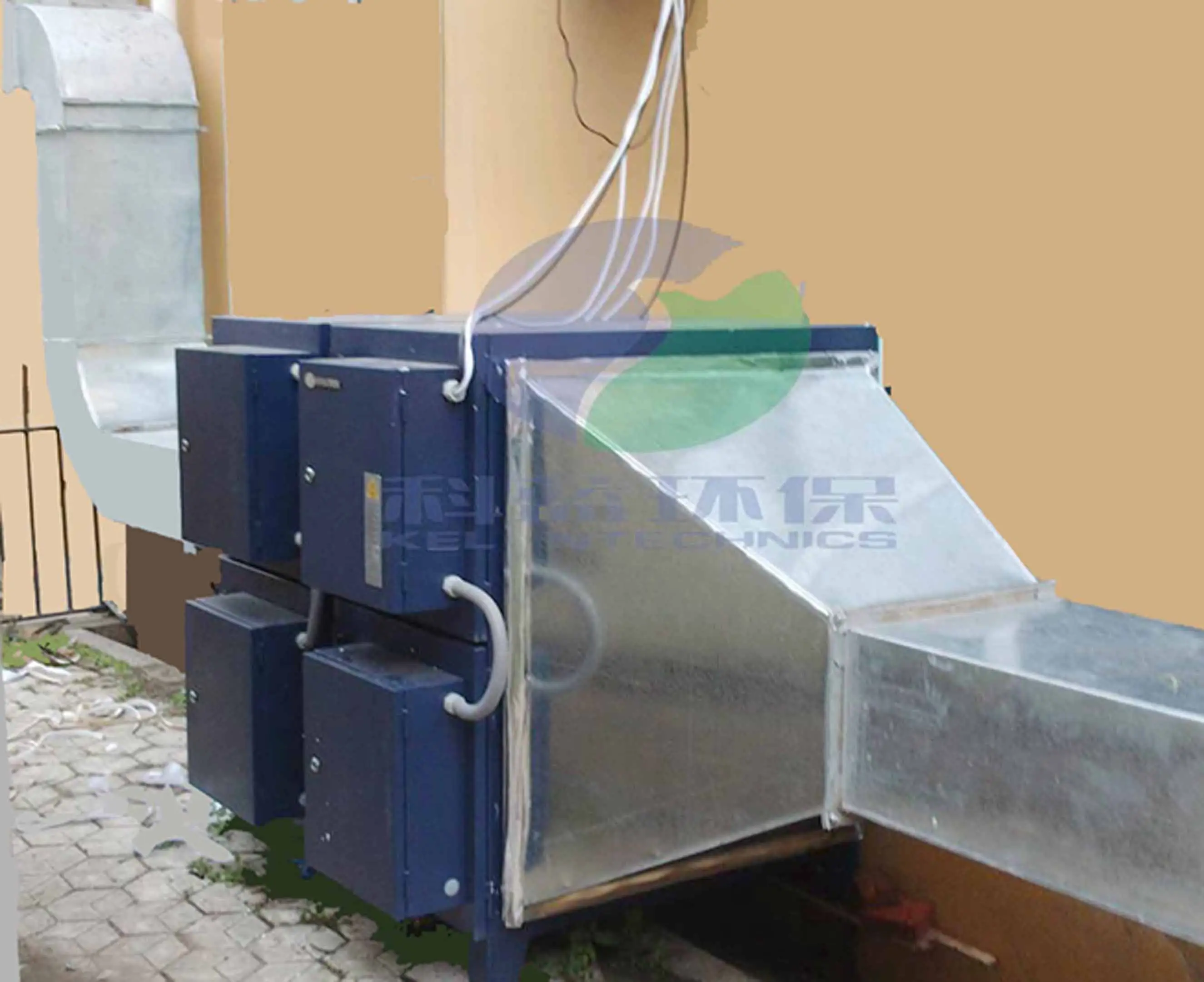 Commercial Kitchen Ventilator & Air Cleaner for Exhaust Emission system