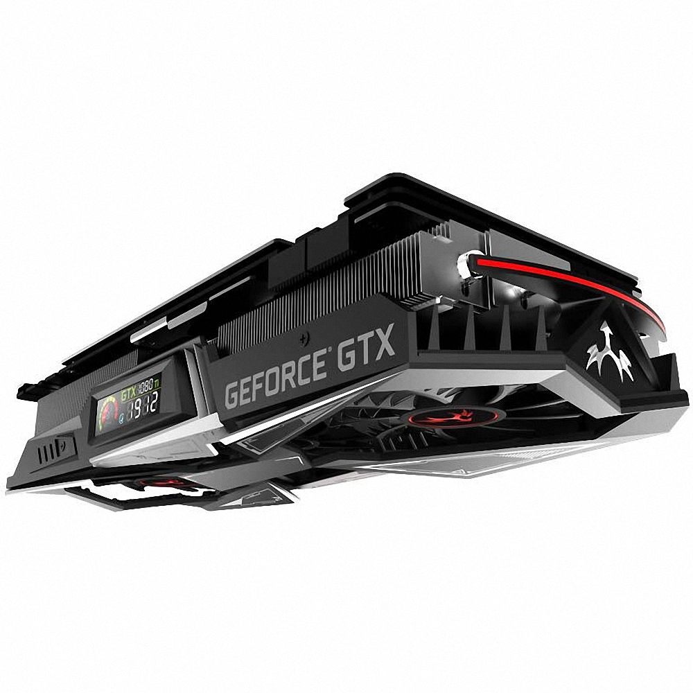 Цветная видеокарта iGame GTX1080Ti Vulcan X OC 1620-1733 МГц 11 ГБ бит C4470