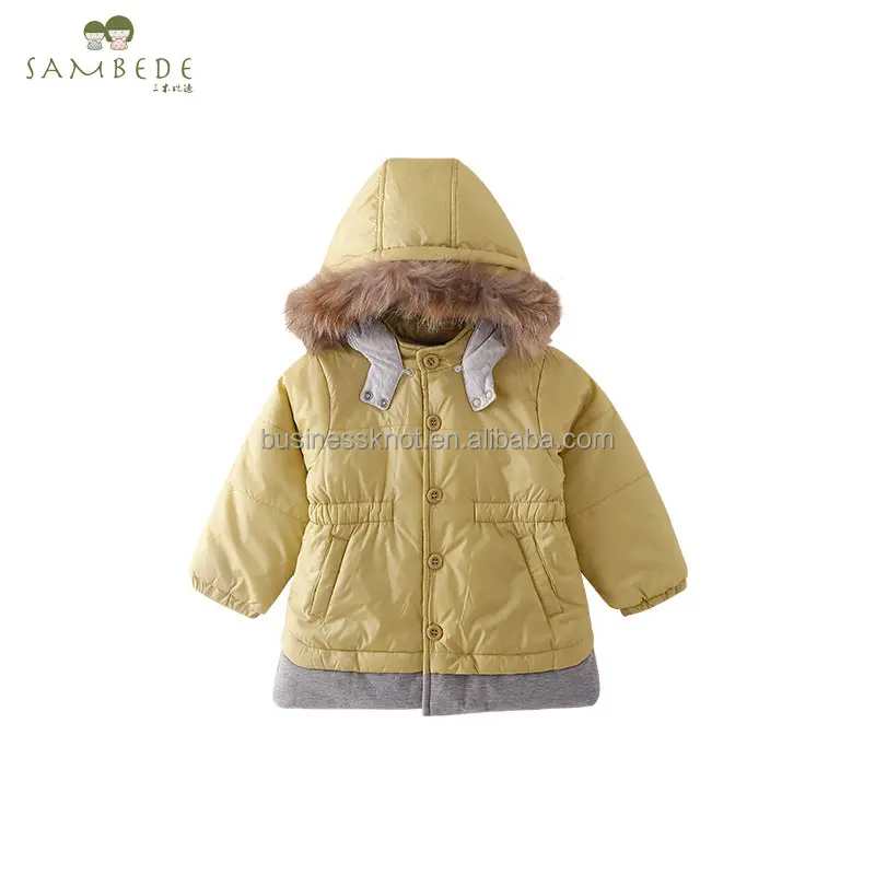 SAMBEDE От 3 до 5 лет, высокое качество, детская одежда для зимы, куртка-жакет для детей и подростков, из объемного хлопка для девочки, верхняя одежда для детей младшего возраста, для девочек SM6D5718