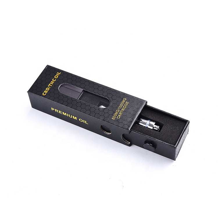 wholesale custom empty cartridge packing paper box 510 vape cartrige packaging