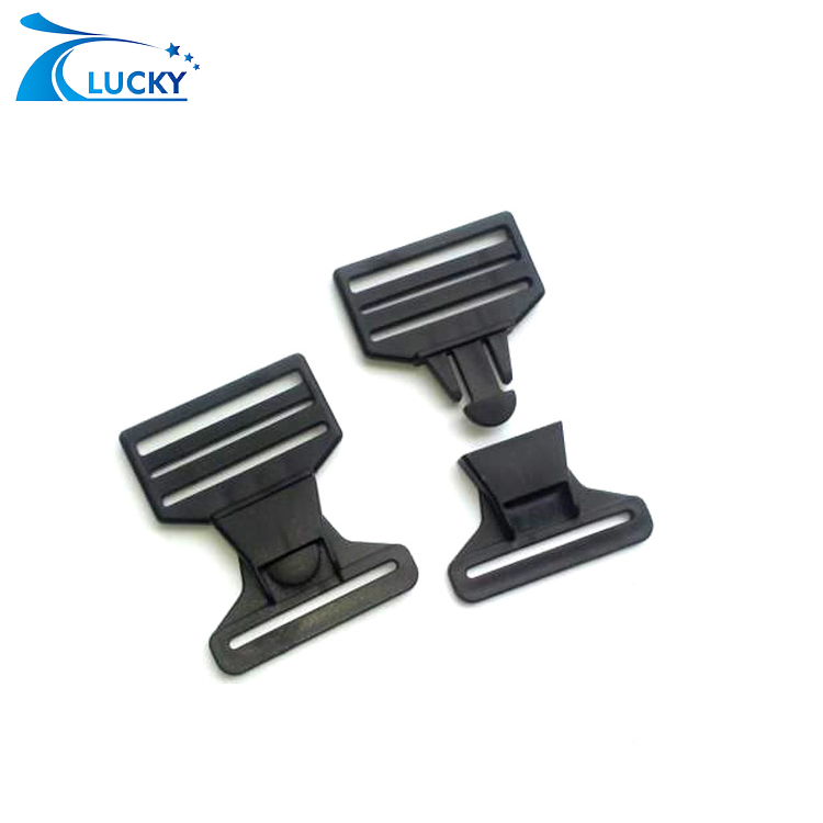 Custom plastic release buckle colorful side belt buckle